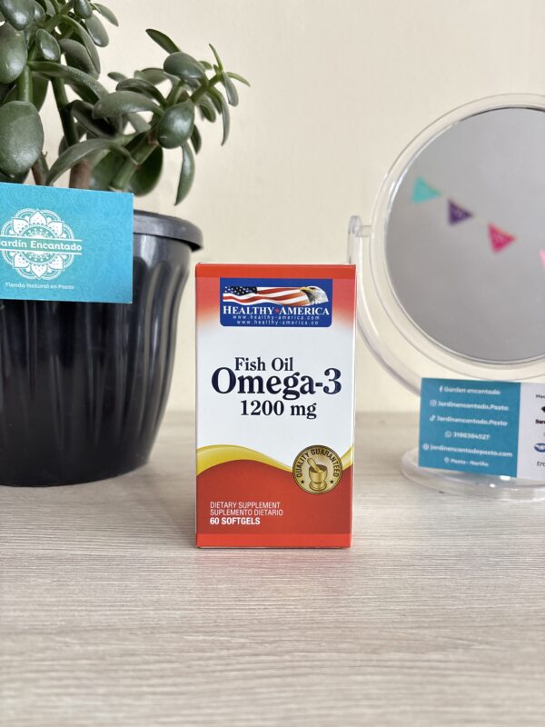 FISH OIL OMEGA 3 1200mg HEALTHY AMERICA