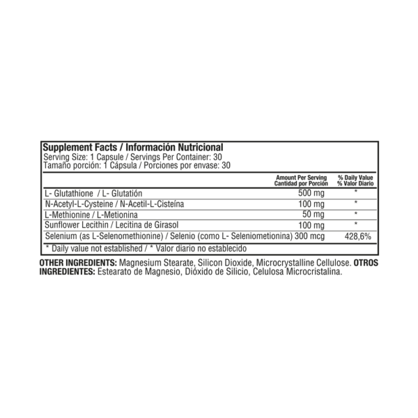 L GLUTATHIONE 500 mg HEALTHY AMERICA - Image 3