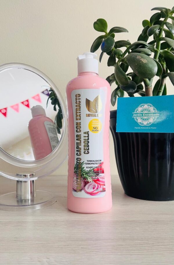 TRATAMIENTO CAPILAR CON EXTRACTO DE CEBOLLA 500 ML NATURAL SANT