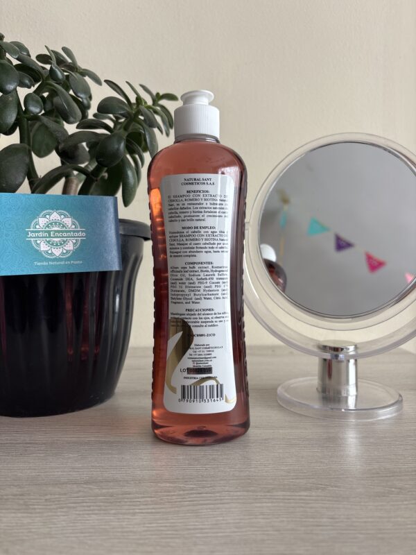 SHAMPOO DE CEBOLLA & BIOTINA 500 ml NATURAL SANT - Image 2