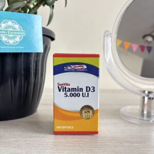 Vitamina D3 5000 U.I HEALTHY 100 softgels