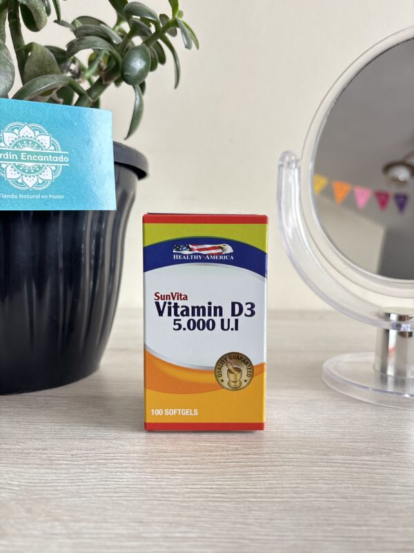 Vitamina D3 5000 U.I HEALTHY 100 softgels