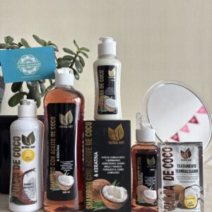 KIT COMPLETO KERATINA COCO NATURAL SANT 🥥