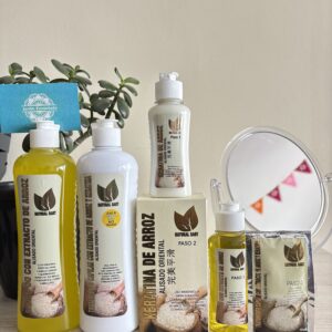 KIT COMPLETO KERATINA DE ARROZ 🌾 NATURAL SANT
