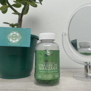 GOMAS DE VINAGRE DE MANZANA CON ALCACHOFA Y CAFEINA X 6O HEALGUM