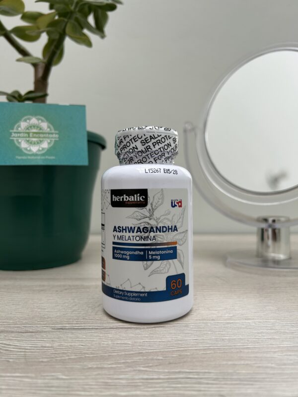 Ashwagandha + Melatonina – Herbalic (60 cápsulas)