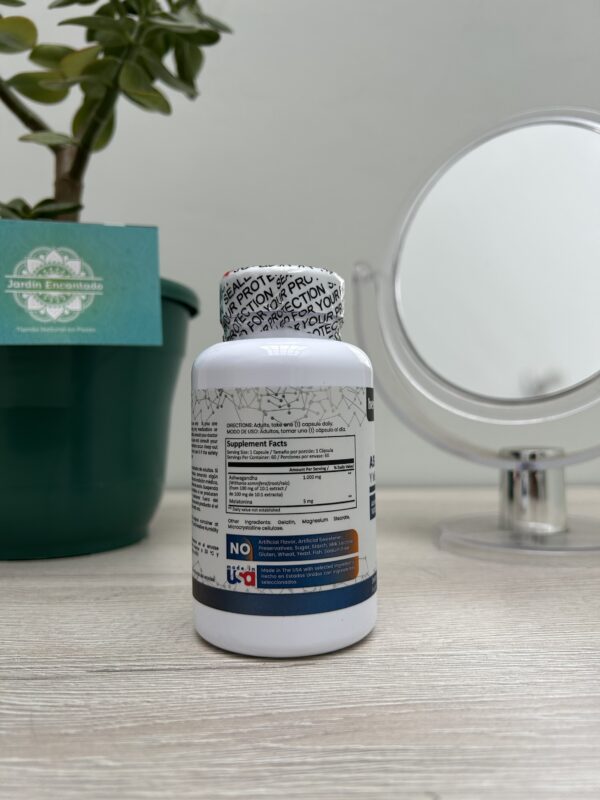 Ashwagandha + Melatonina – Herbalic (60 cápsulas) - Image 3
