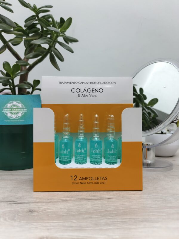 Ampolleta Capilar con Colágeno & Aloe Vera – Lehit