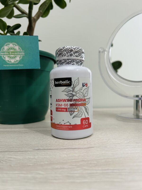 Ashwagandha KSM-66 – Herbalic (60 cápsulas)